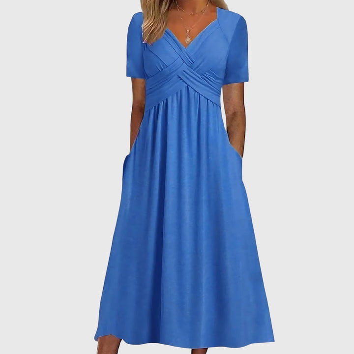 Sadie | Midi Dress with Tummy Control