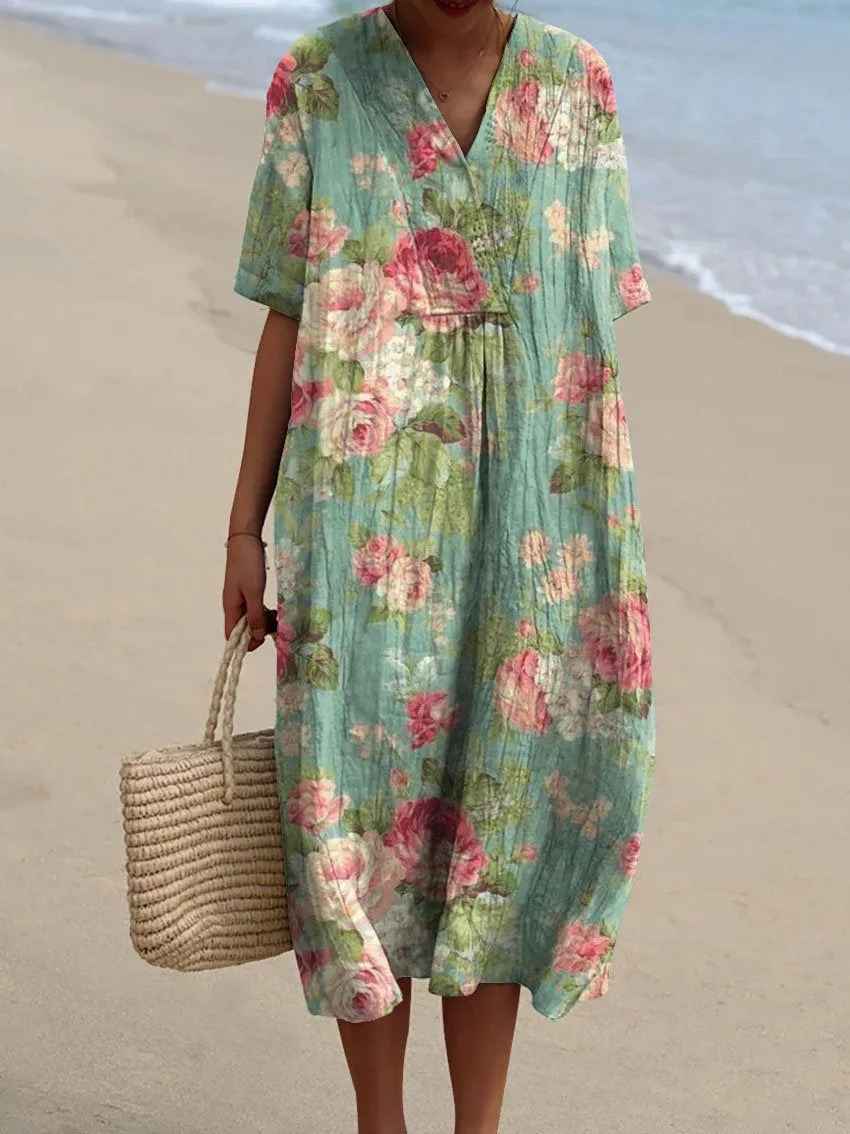 Marienne - Vintage Flowy Dress