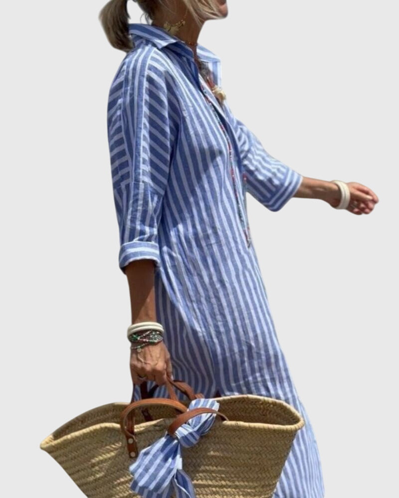 June | Classic Striped Dress