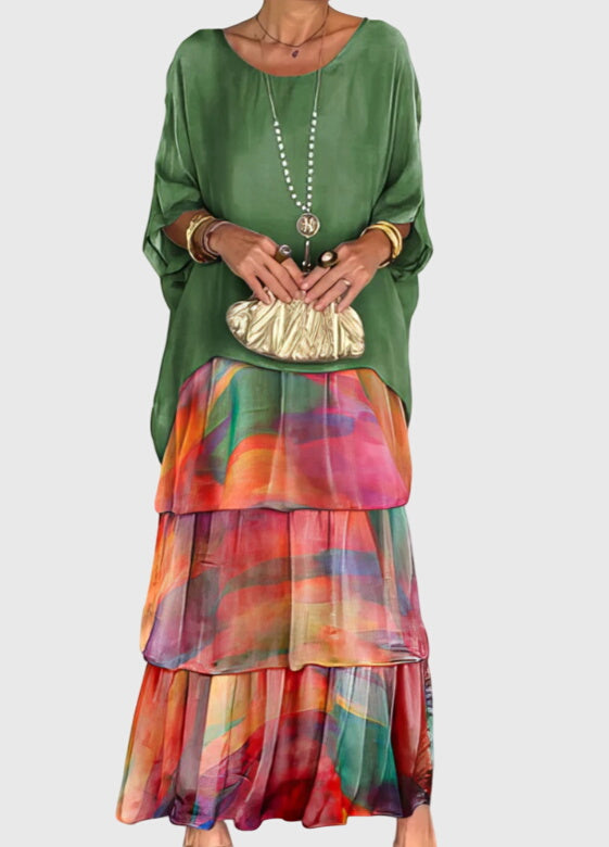 June | Long and Flowing Elegant Dress