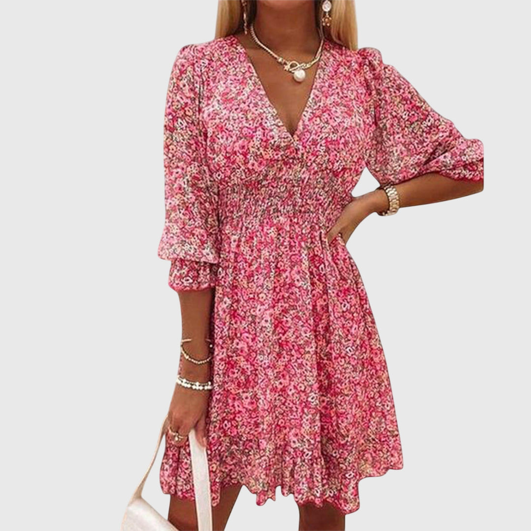 Sadie | Floral Puff Sleeve Dress
