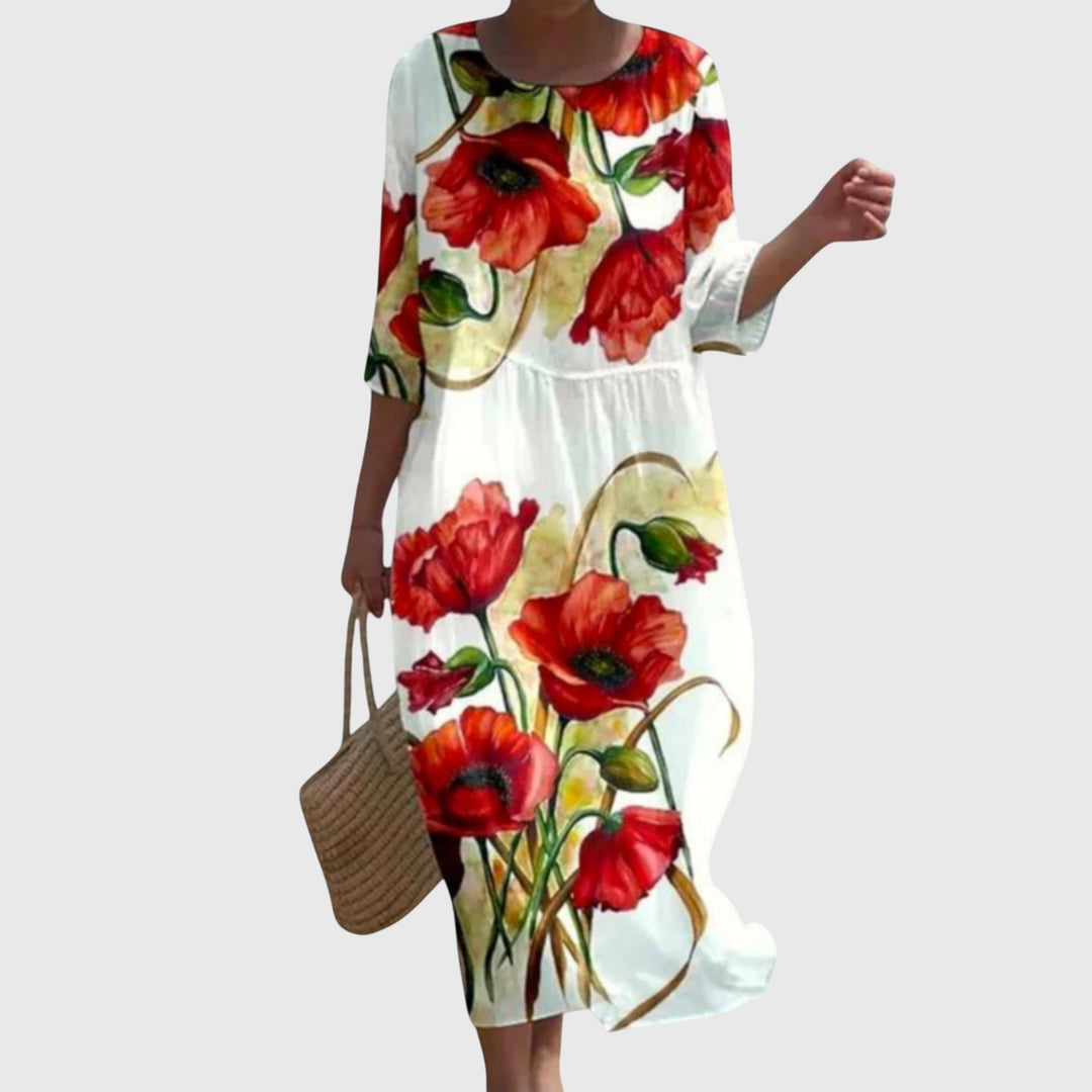 June | Stylish Floral Maxi Dress