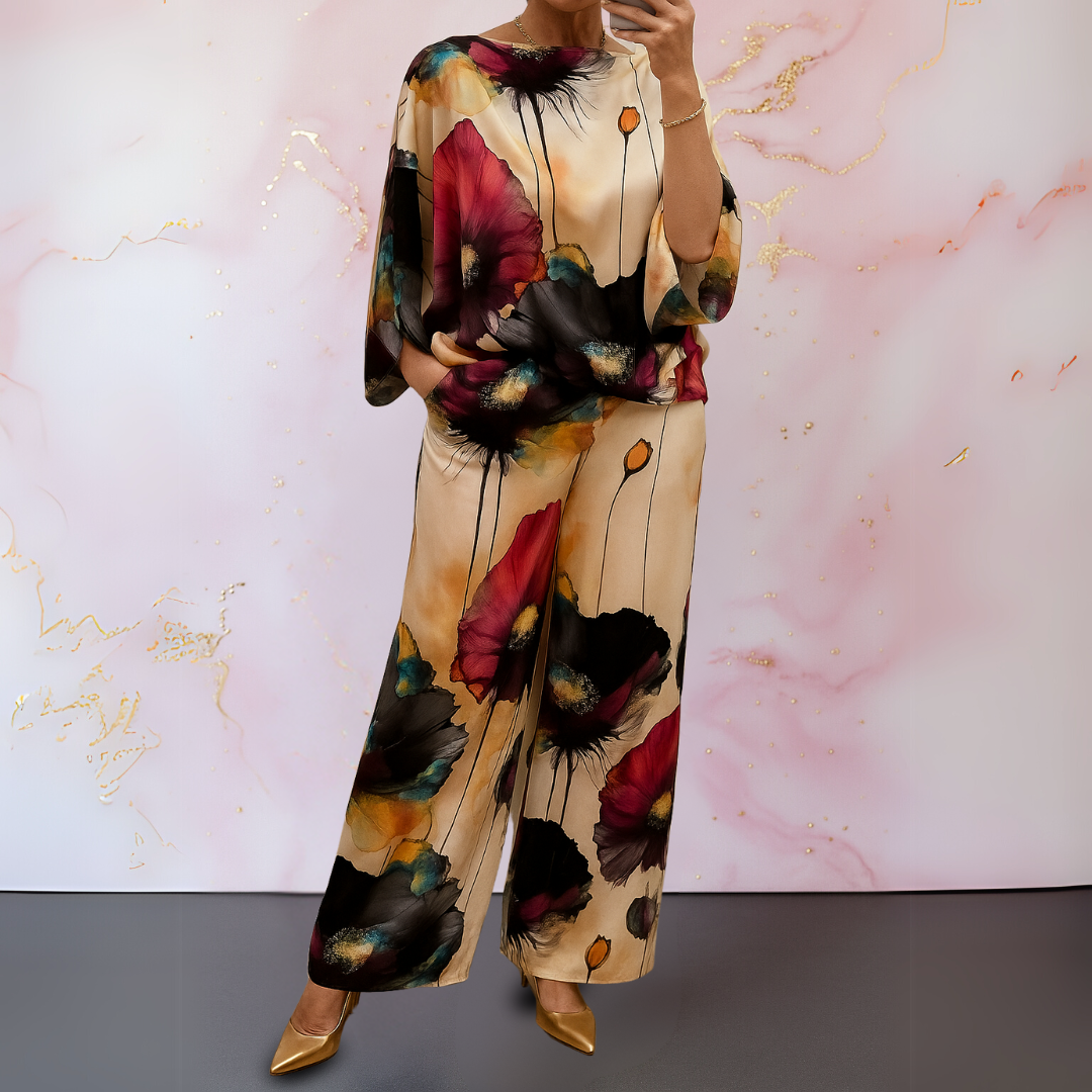 Monique | Satin Two-Piece Set
