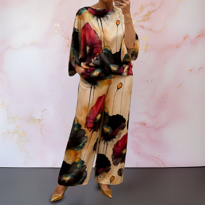 Monique | Satin Two-Piece Set