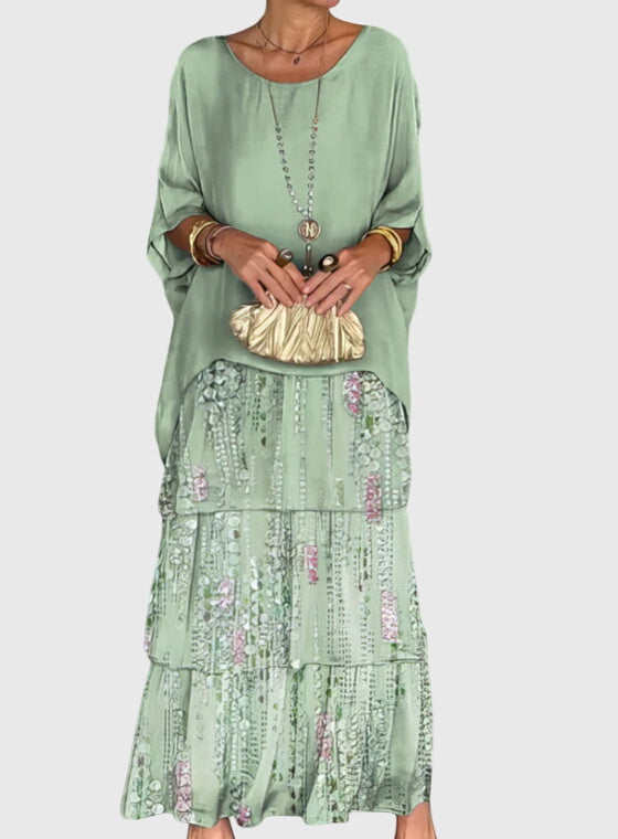 June | Long and Flowing Elegant Dress