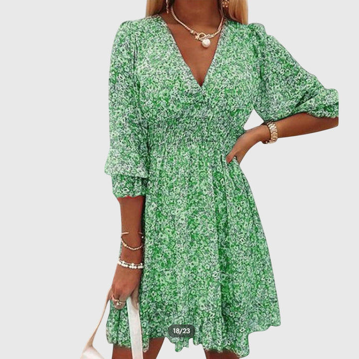 Sadie | Floral Puff Sleeve Dress