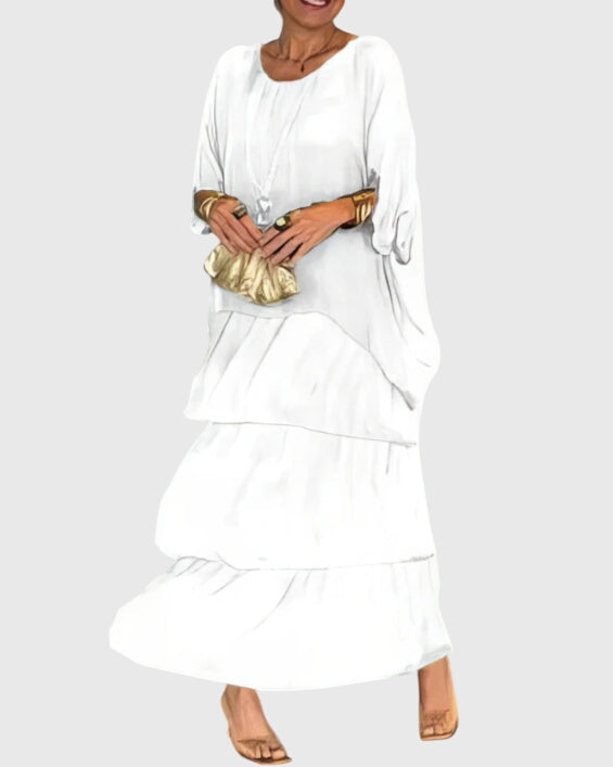 June | Long and Flowing Elegant Dress