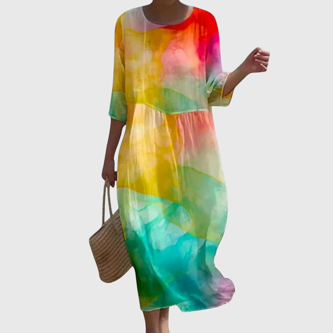 June | Stylish Floral Maxi Dress