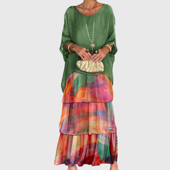 June | Long and Flowing Elegant Dress