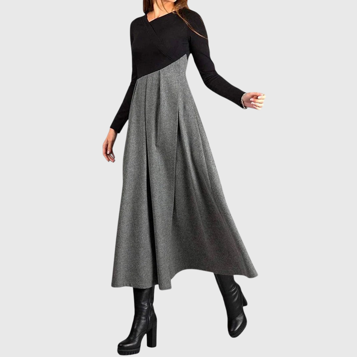 Sadie | Elegant Long Sleeve Maxi Dress