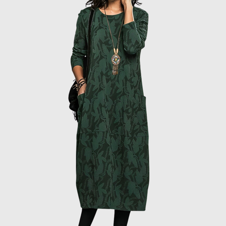 June | Casual Round-Neck Dress