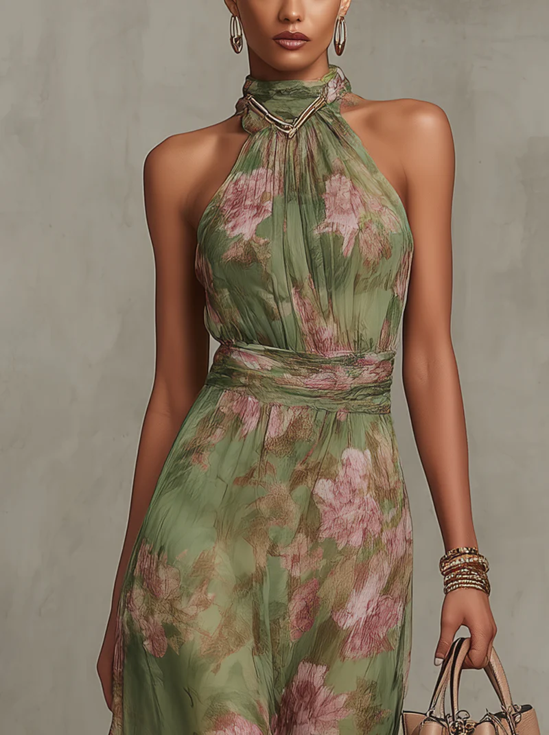 Ella | Elegant Floral Maxi Dress