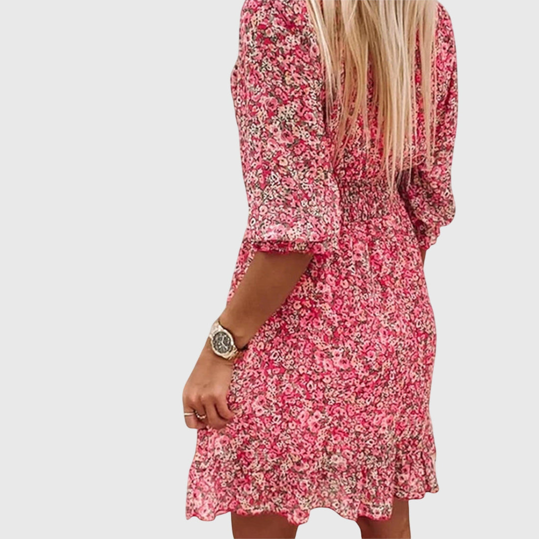 Sadie | Floral Puff Sleeve Dress