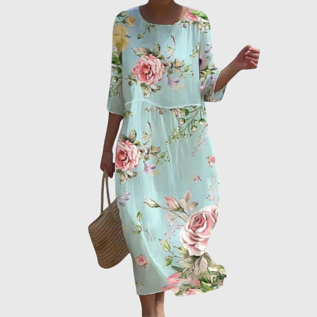 June | Stylish Floral Maxi Dress