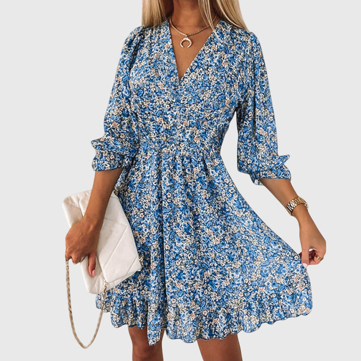 Sadie | Floral Puff Sleeve Dress