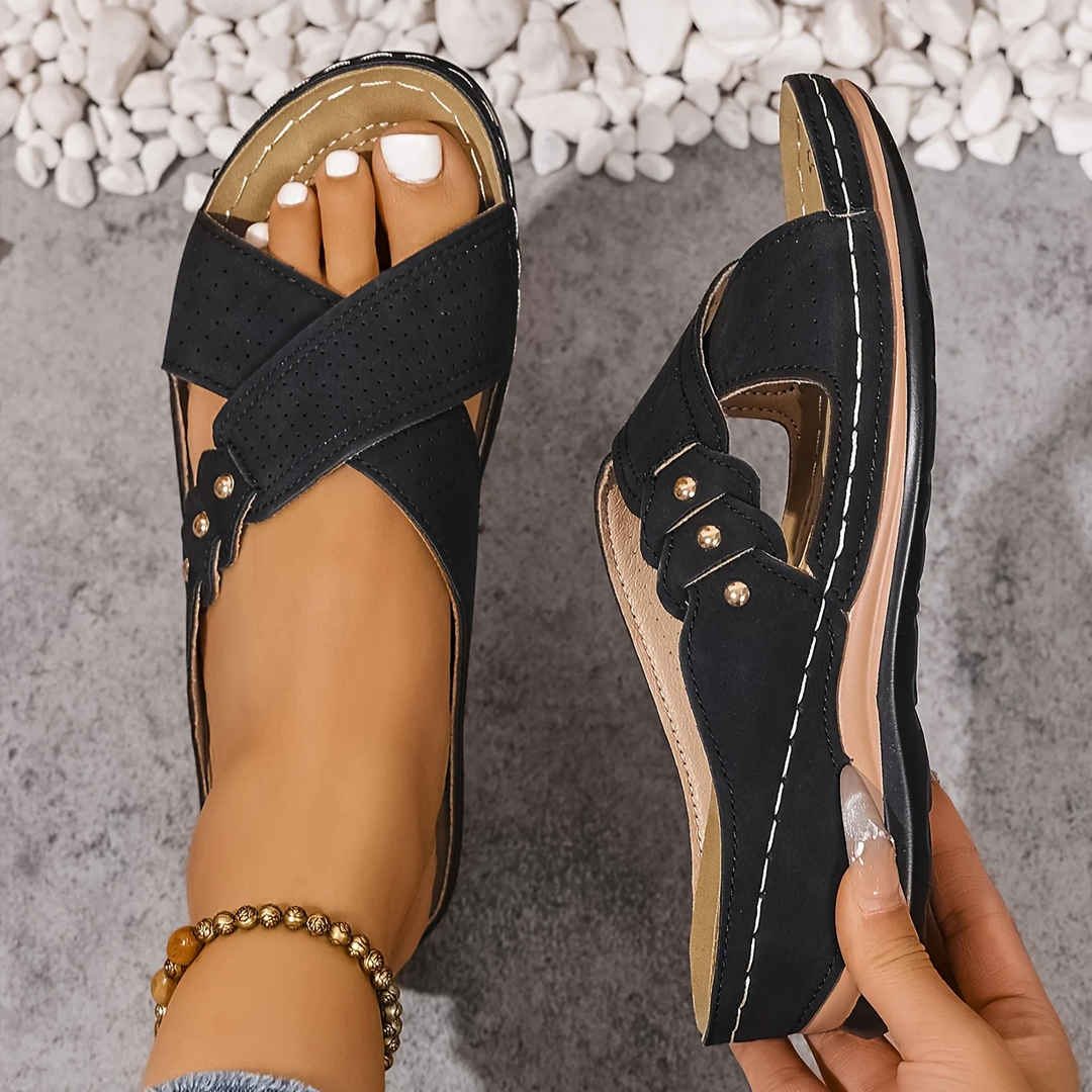 Neve | Orthopedic Wedge Sandals