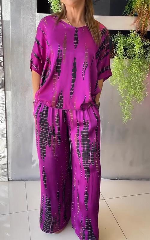Marie – Printed Two-Piece Set