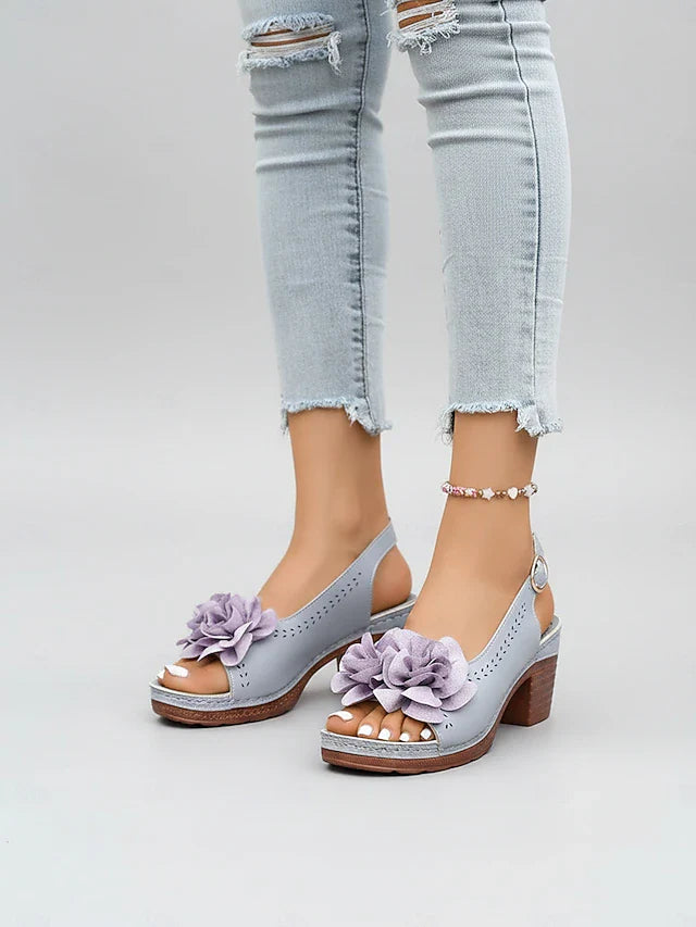 Alivia | Sandals for Women with floral pattern