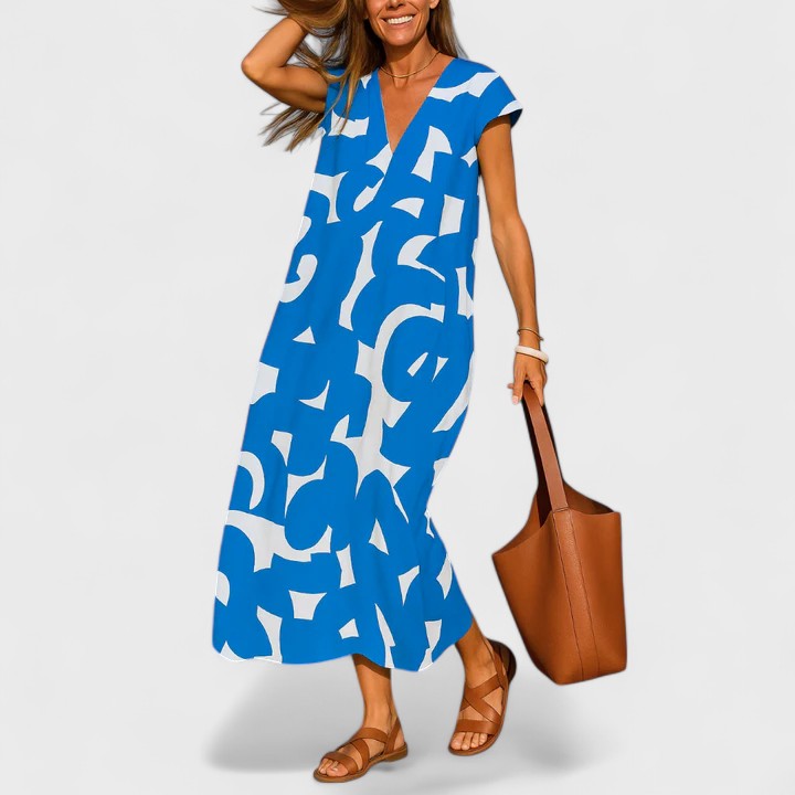 June | Flowing V-Neck Dress