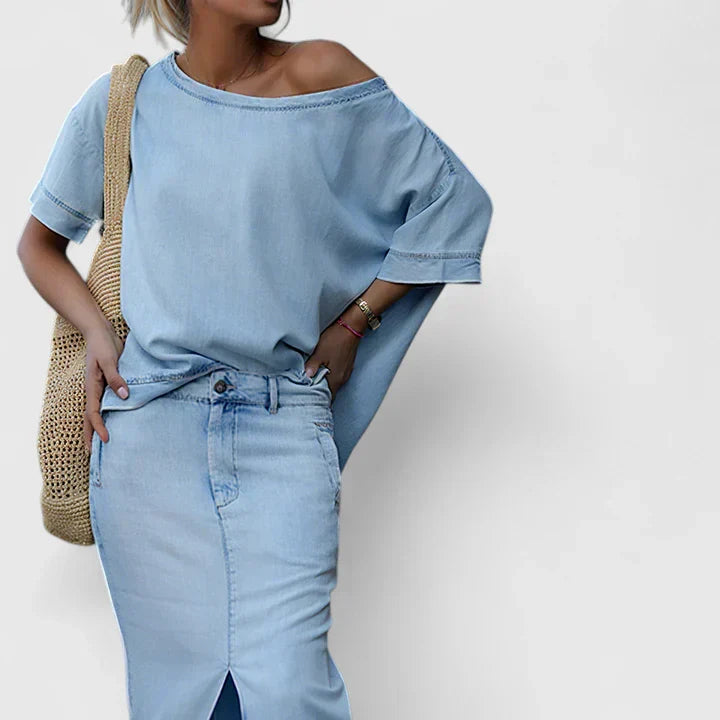 Sadie | Elegant Maxi Skirt Set